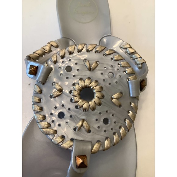 JACK ROGERS GEORGICA MEDALLION JELLY SANDALS 10 - Picture 7 of 7